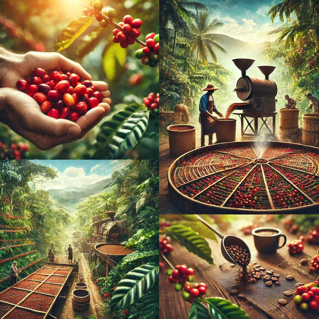 Die kunst der Kaffeeverarbeitung