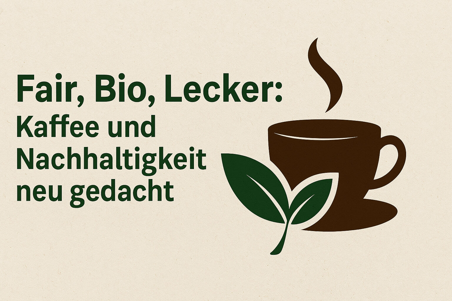 Fair, Bio, Lecker: Kaffee und Nachhaltigkeit