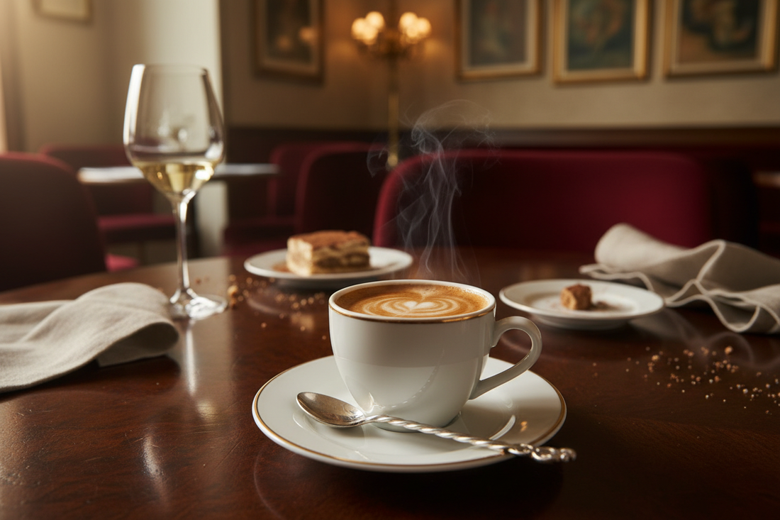 Caffè nach dem Essen.