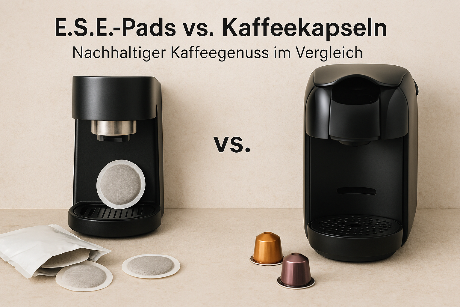 E.S.E.-Pads vs. Kaffeekapseln – Nachhaltiger Kaffeegenuss im Vergleich