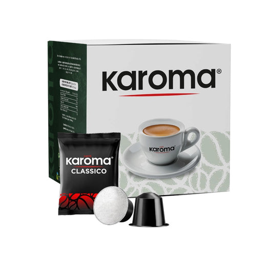 Caffè Karoma Classica – 100 Nespresso® kompatible Kapseln