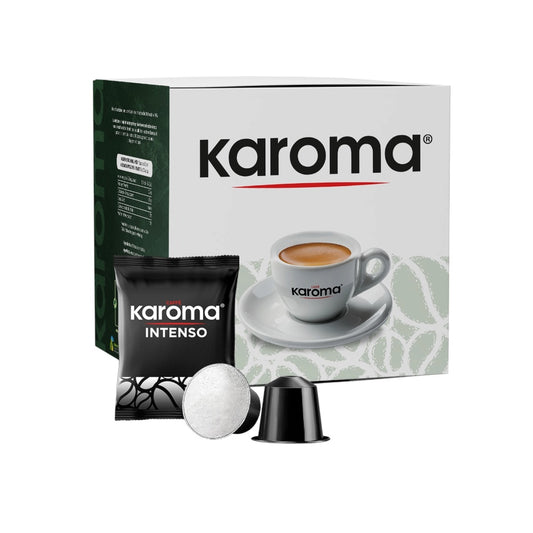Caffè Karoma Intenso – 100 Nespresso® kompatible Kapseln