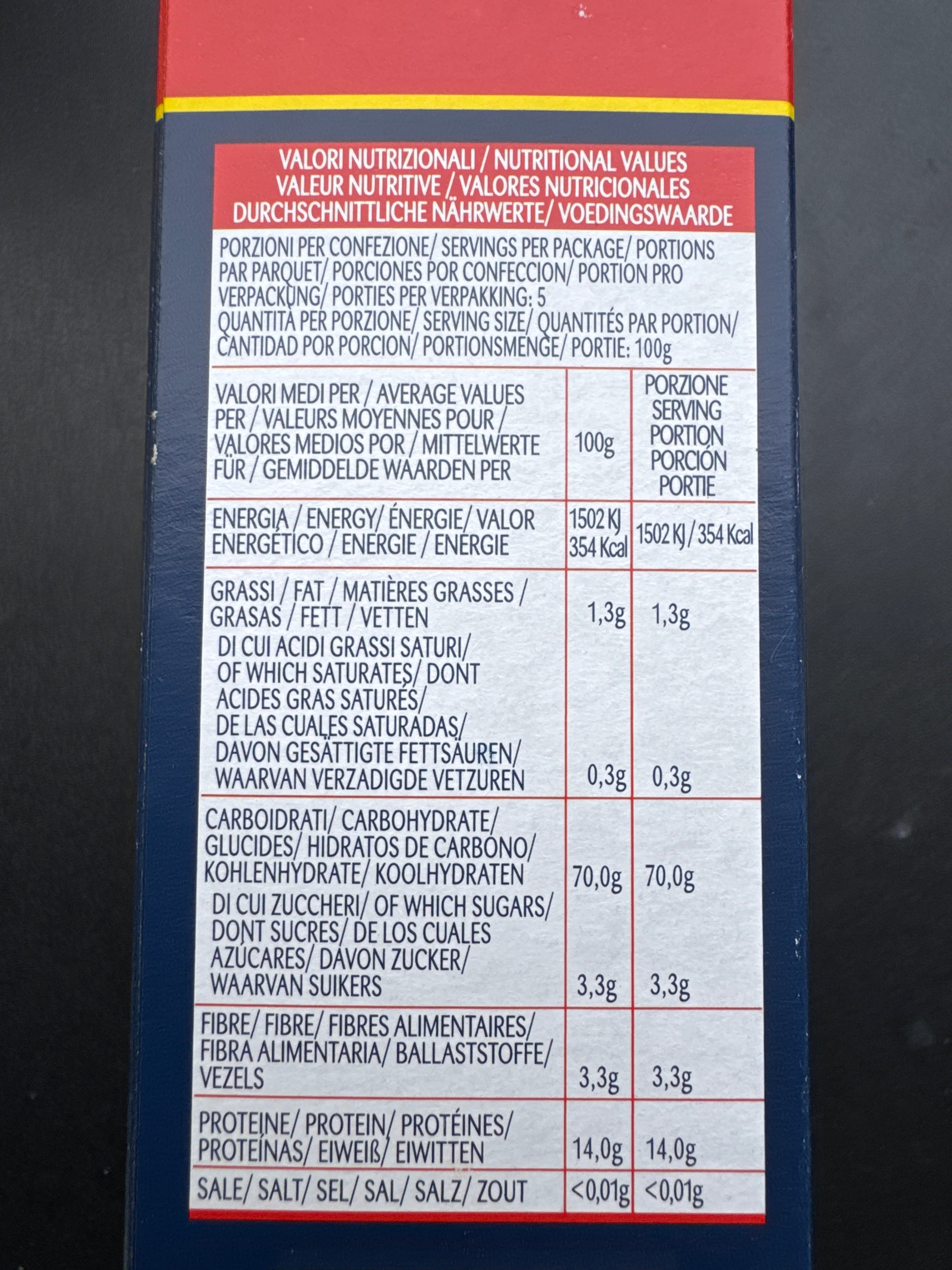 Sfoglia per Lasagne Gragnano IGP 500gr.