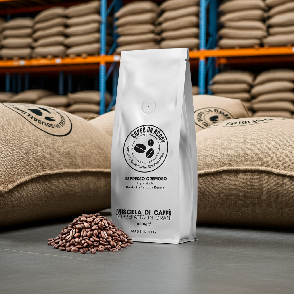 Espresso Cremoso – Ganze Bohnen (1 kg) Caffè Da Benny
