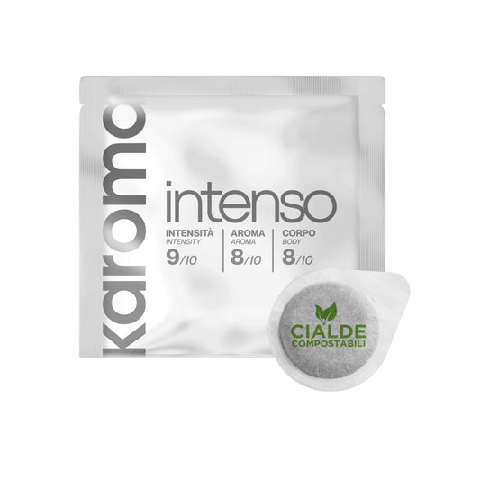 Caffé Karoma Intenso – 150 E.S.E. Kaffeepads 44 mm