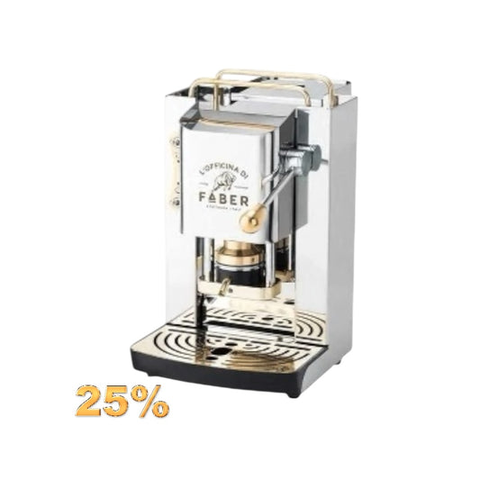 Faber Kaffeemaschine für Pads E.S.E Pro Total Inox