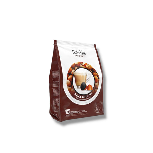 Dolce Vita Nocciolone 16er Kapseln, Dolce Gusto Kompatibel.