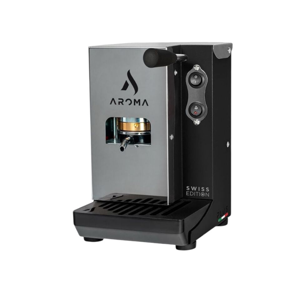 Aroma Kaffeemaschinen Plus Schwarz – Espresso mit E.S.E.-Pads