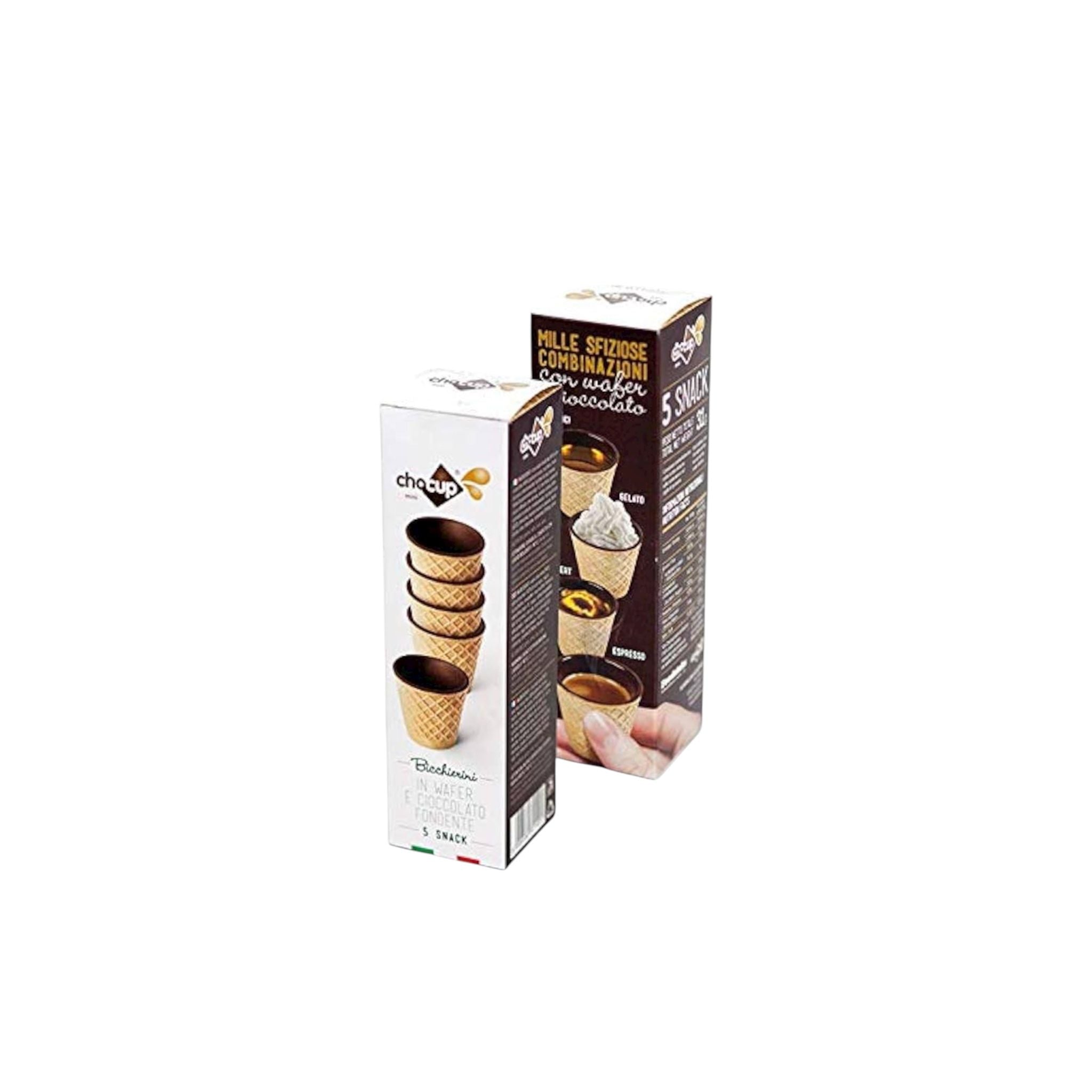 Choco Cup Mini – 5 Tazzine di cioccolato commestibili da 30 ml