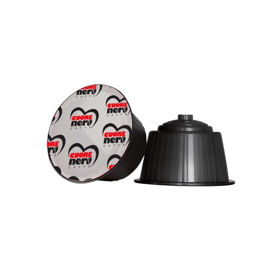 Cuore Nero Milquik – Bevanda al Cioccolato al Latte – 10 Capsule Compatibili Dolce Gusto®