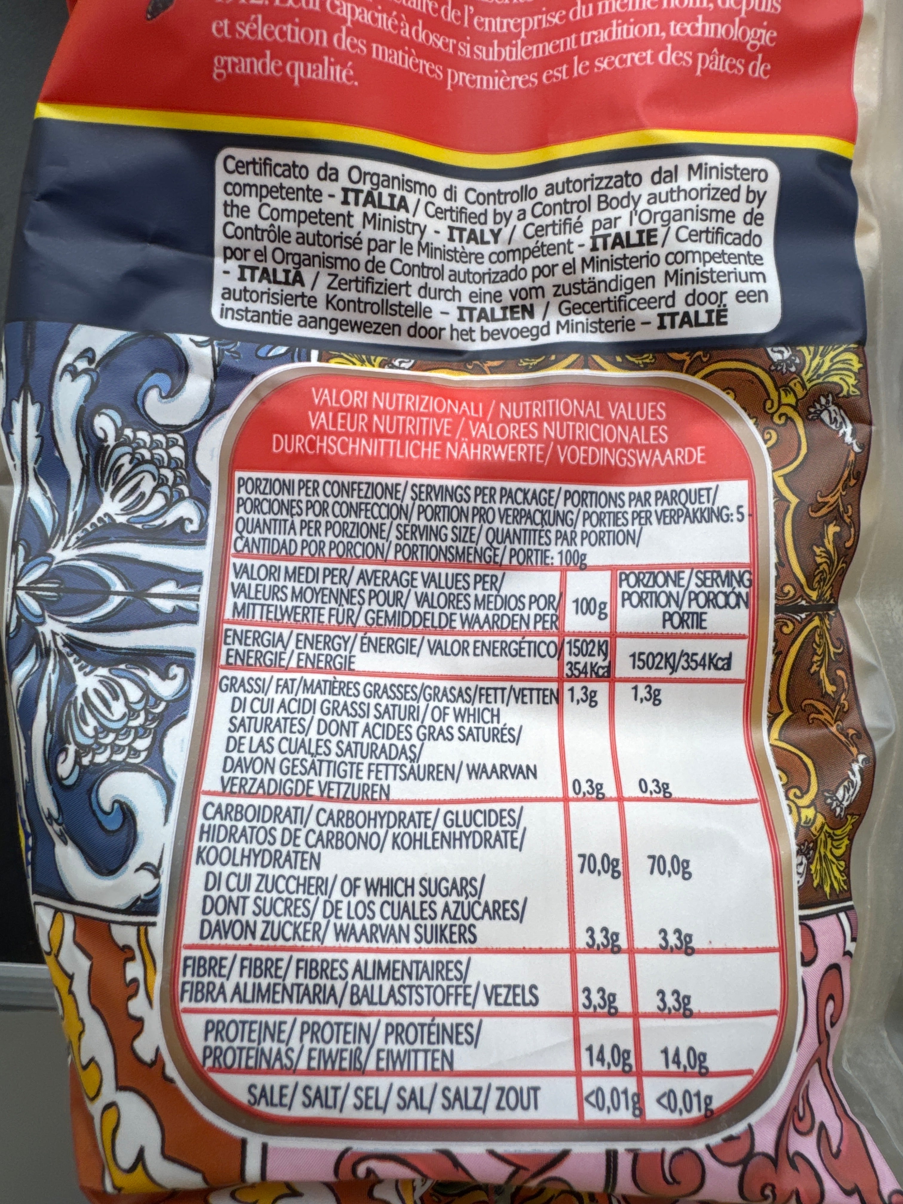 Paccheri D&G Gragnano IGP 500gr.