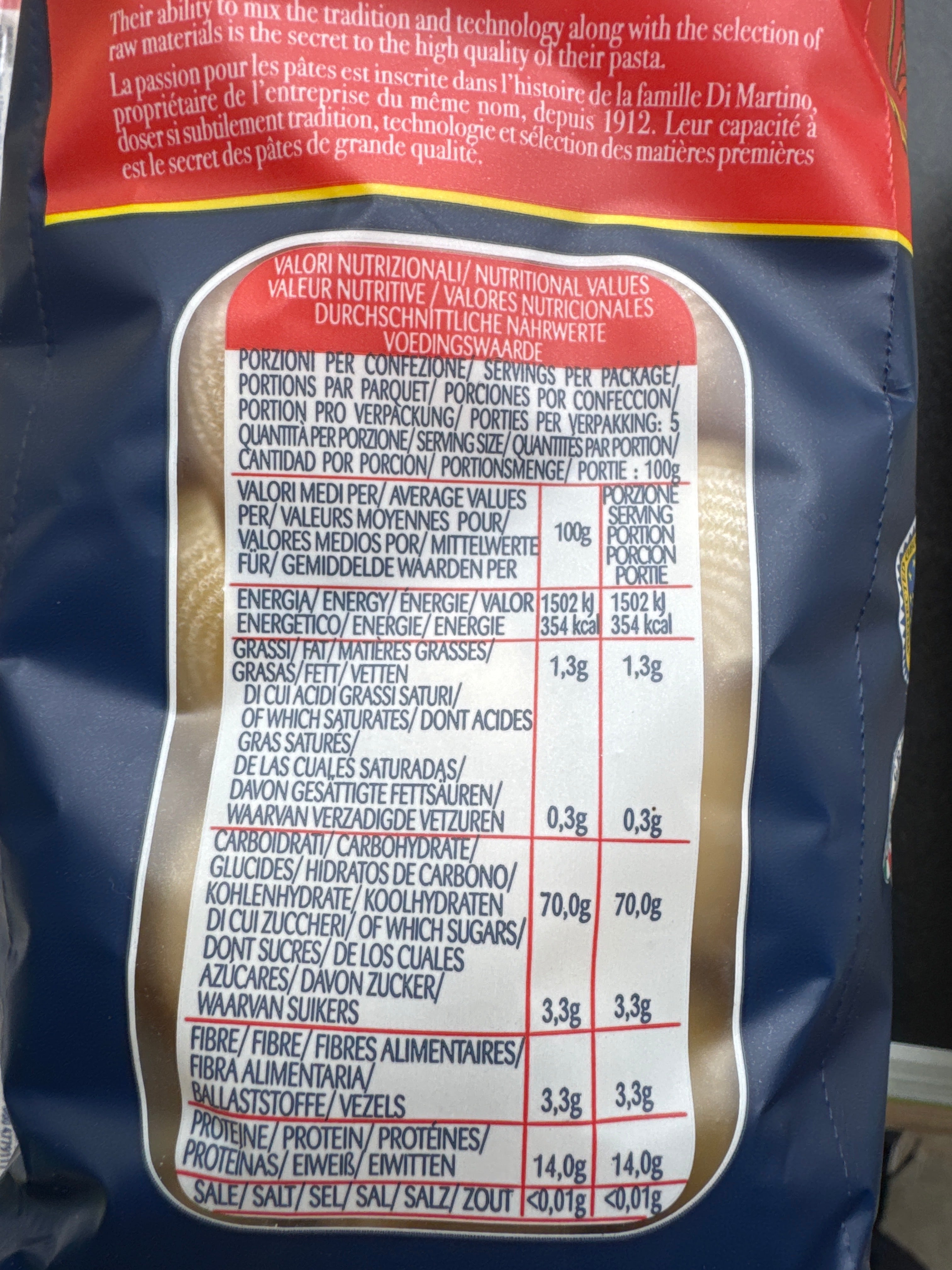 Lumaconi Gragnano IGP 500gr.