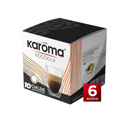 Caffè Karoma Nocciola – Cialde ESE 44 mm – Cubi 10x