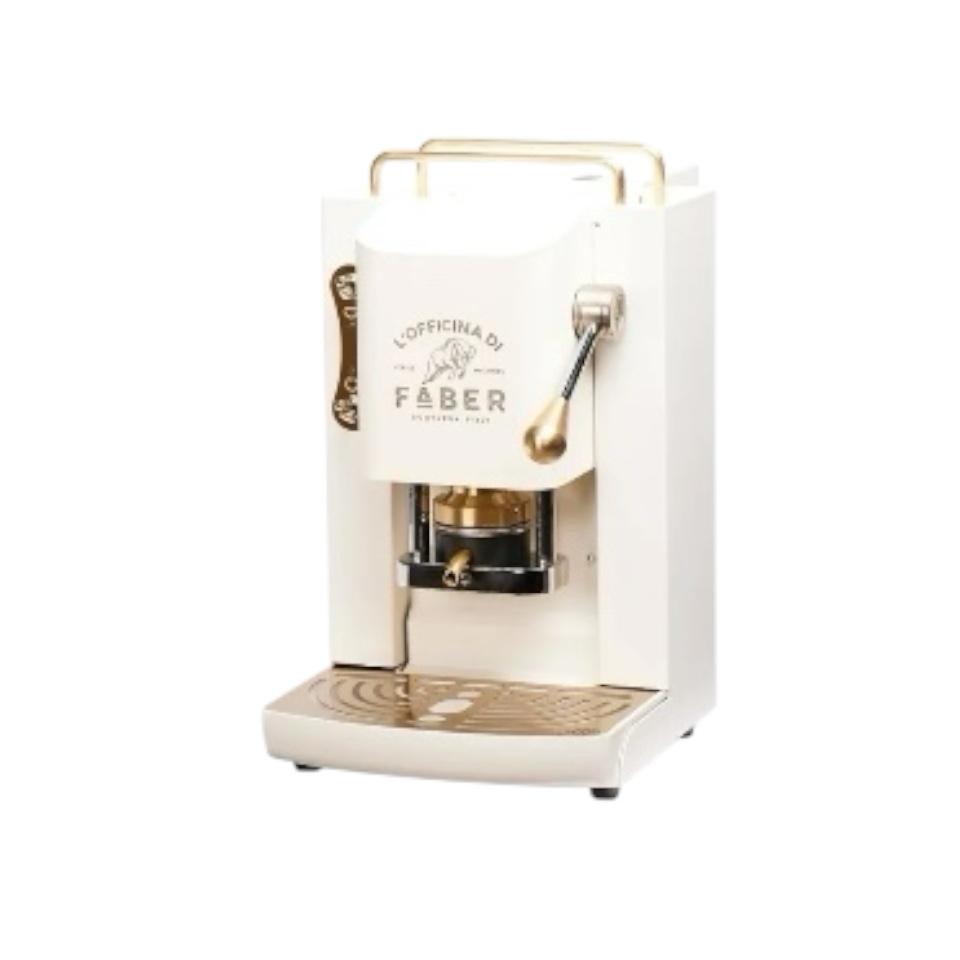 Faber Kaffeemaschine für Pads E.S.E - Pro Mini Deluxe Weiss