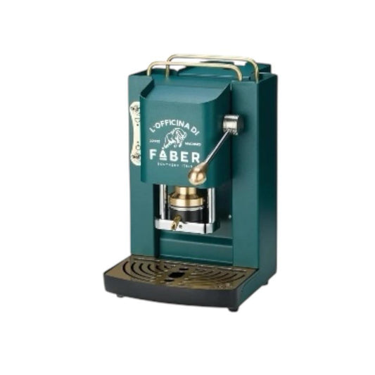 Faber Kaffeemaschine für Pads E.S.E - Pro Mini Deluxe British Green